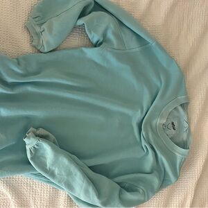 Aerie Women's Light Blue Crew Neck Sweater